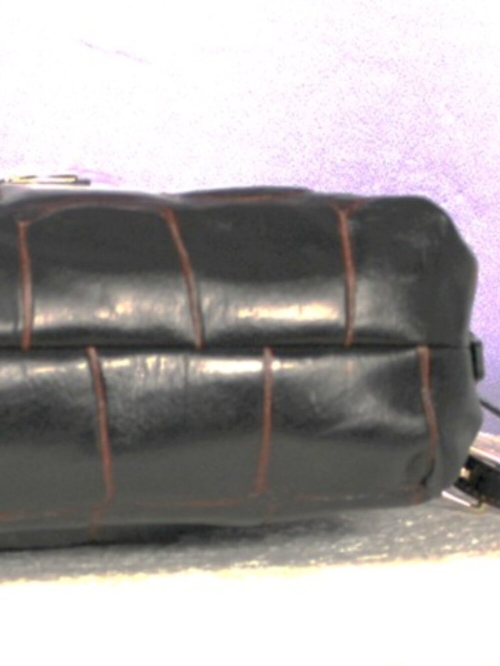 Dooney & Bourke Black Croc Embossed Leather Hobo Shoulder Bag Crossbody - Picture 4 of 11